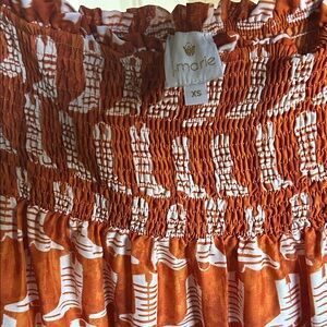 J marie long cowboy boot style xs skirt